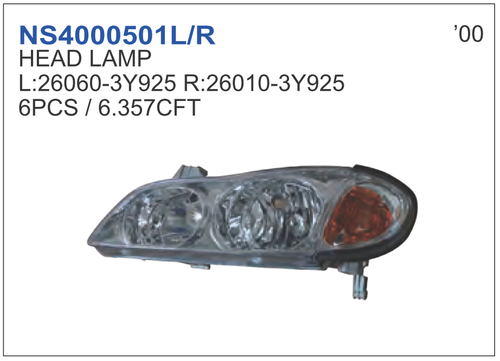 HEAD LAMP MAXIMA 2000  |產品專區|汽車材料零配件|Hot Prod. (熱門商品)